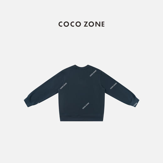 COCO ZONE 100棉印花长袖卫衣圆领休闲上衣CC2C2239 商品图1
