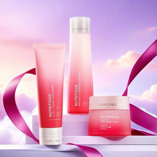 【3.8女王节】【全球购】ESTEE LAUDER 雅诗兰黛新版红石榴 洁面125ml/水200ml/面霜50ml·现货速达 商品图2