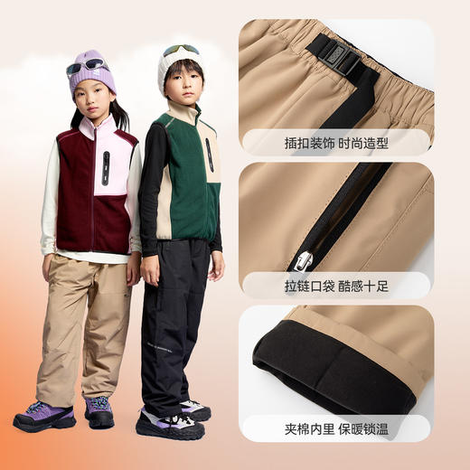 男童全腰梭织棉裤冬季新款安奈儿童装EB446577 商品图4