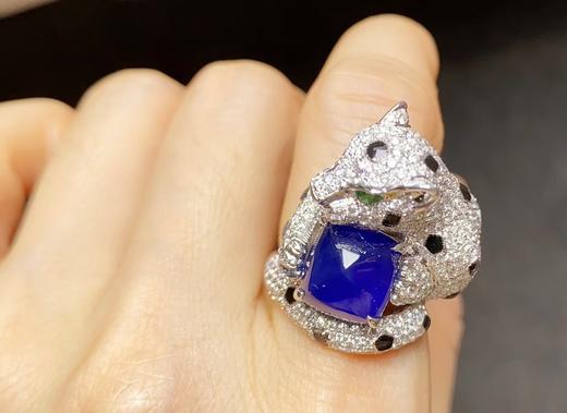 6.91ct 蓝宝石戒指 商品图2