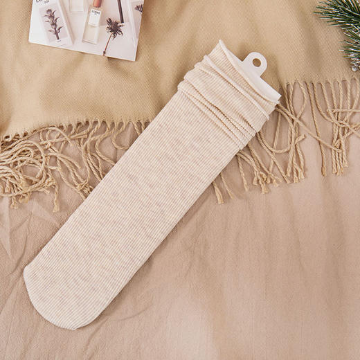 【每个颜色都好好看】秋冬新品女士厚款纯色棉袜日系复古堆堆袜吸汗透气中长筒袜子。ry 商品图6