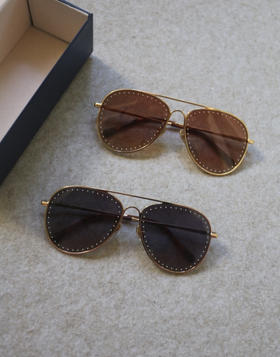 巴适的很 搞起 哈！男女 大驴的 Trunk 金属框 飞行员 墨镜 2色入