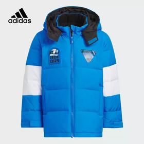 5折【自营】adidas/阿迪达斯  童款保暖运动休闲560蓬连帽鸭绒夹克羽绒服 IN5218