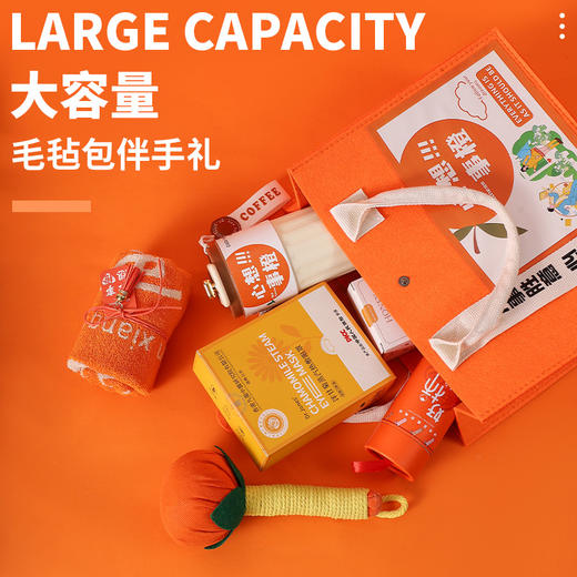 心想事橙毛毡包伴手礼 商品图1