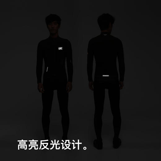 GRC桀骜无尽秋冬新款RESEARCH抓绒防风保暖公路车骑行服长袖男 商品图2