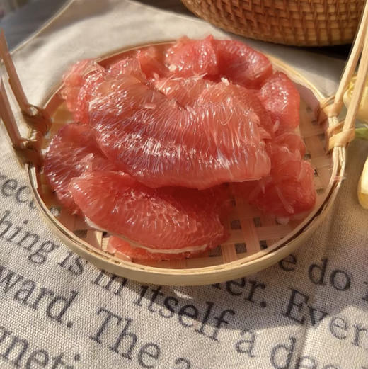 周五配送！福建一级红文旦柚，纯甜，水分足，2粒/箱，约4斤 商品图0