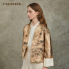 Famecoco范可儿双面穿国风短外套深V领宽松中式上衣FAC6AB005 商品缩略图1