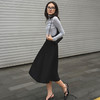 【顺丰包邮】82508 洛诗琳*丝毛赫本风高腰显瘦中长款半身裙03019 商品缩略图3