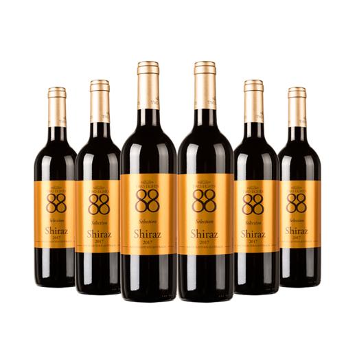 首彩 88精选金标西拉红葡萄酒750ml*6 购满1111元送醒酒器1个 商品图0