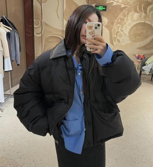 王炸款  MIU牛皮领鹅绒羽绒服  软fufu云朵羽绒  区别市场货 商品图1