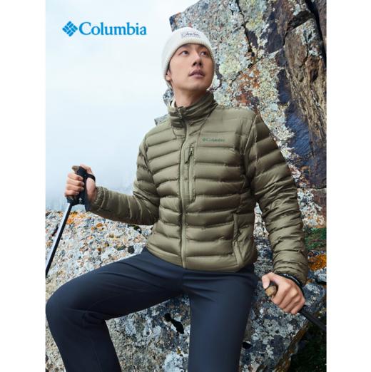 哥伦比亚男式轻薄立领羽绒外套WE9048 商品图1