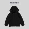 ROMI STUDIO黑色连帽羊毛外套R28W030 商品缩略图0