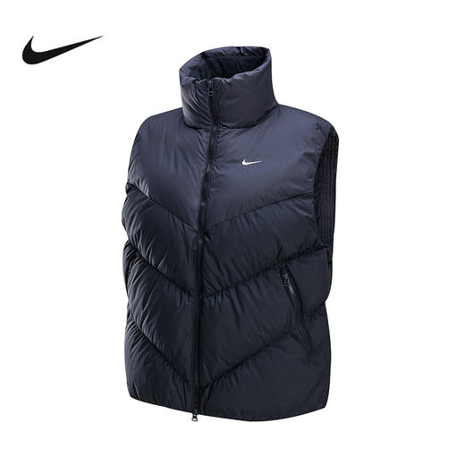 Nike/耐克Therma-FIT女宽松拒水羽绒服马甲24冬保暖背心夹克HF7897-010 商品图0