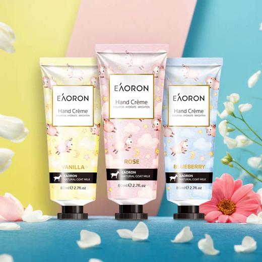 澳洲 Eaoron/澳容 山羊奶护手霜3件套80ml*3 保湿不油腻/滋润（效期：27年12月） 商品图5