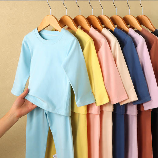 【68元任选2件德绒睡衣】儿童简约时尚德绒套装 无骨德绒 恒温舒适 让温暖更简单80-160cm 商品图0