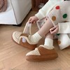 「惬意舒适！3款配色」2024新款家居鞋 月子鞋女冬季外穿室内家居包跟保暖加绒毛毛棉拖鞋女 商品缩略图1