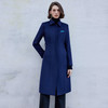 IWY/职业装呢子大衣女冬装售楼部处前台接待工装案场客服空姐毛呢正装C2150 商品缩略图3