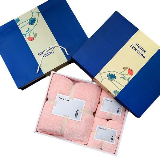 珊瑚绒毛巾浴巾三件套礼盒日用品礼品包装套盒两件套结婚伴手礼盒公司年会礼品创意礼物 商品图4