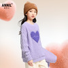 女童圆领针织衫冬季新款安奈儿童装EG444595 商品缩略图1