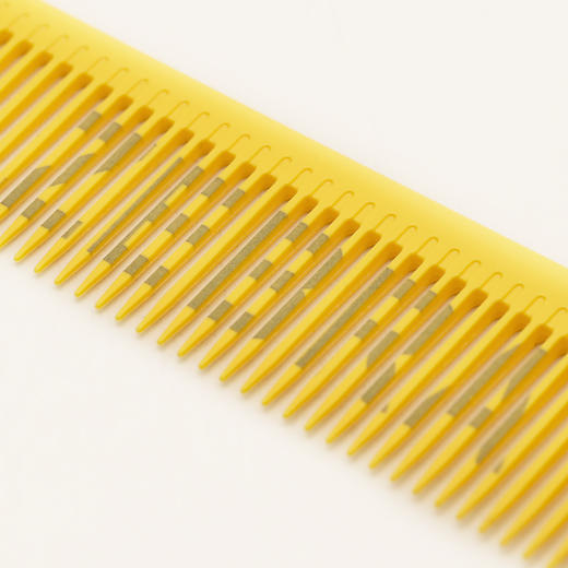 ZEBRA男发梳M-05柠檬黄梳子男发梳子裁发梳子理发梳剪发梳子 商品图3