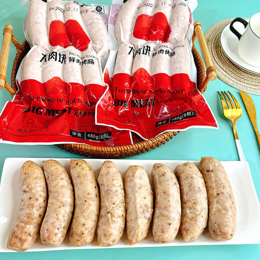特惠活动『大肉块鲜肉烤肠』Q弹爆汁，肉香浓溢，大颗粒，纯猪肉，淀粉含量≤1% 商品图8