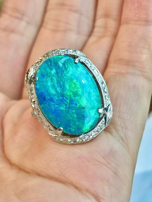 7.73ct 欧泊戒指 商品图1