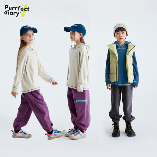 【大麦棉 好穿的棉】儿童轻户外连帽卫衣 PDWY2410 商品图1