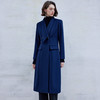 IWY/秋冬职业毛呢大衣女长款售楼处工作服酒店前台接待呢子外套毛C2147 商品缩略图4