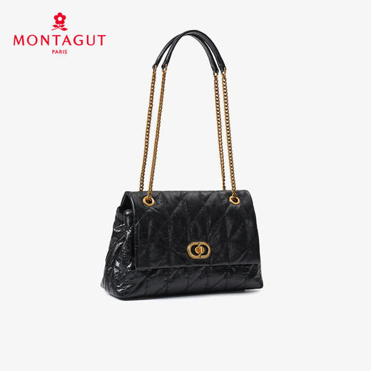 法国梦特娇复古油蜡链条包法式小香风链条包 商品图1