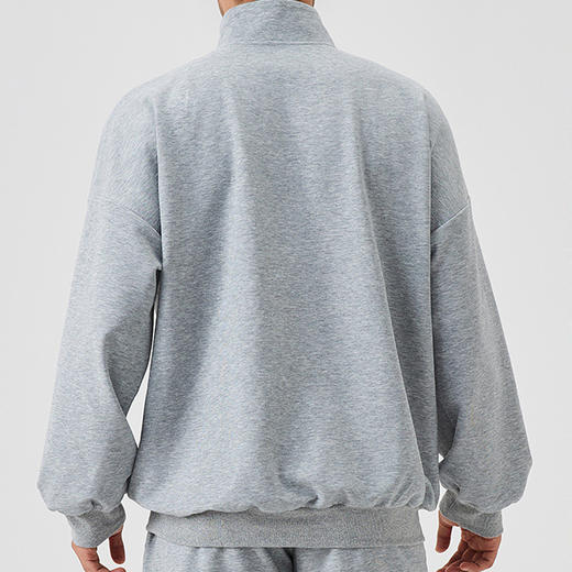 跃牌【欲动春风】男装系列 男士秋冬运动卫衣半拉链休闲训练健身服41521 商品图1