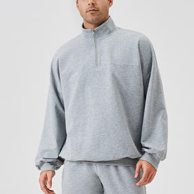 跃牌【欲动春风】男装系列 男士秋冬运动卫衣半拉链休闲训练健身服41521