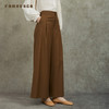 famecoco范可儿垂坠感A型裙裤宽松直筒裤简约百搭FAC6GE002 商品缩略图2