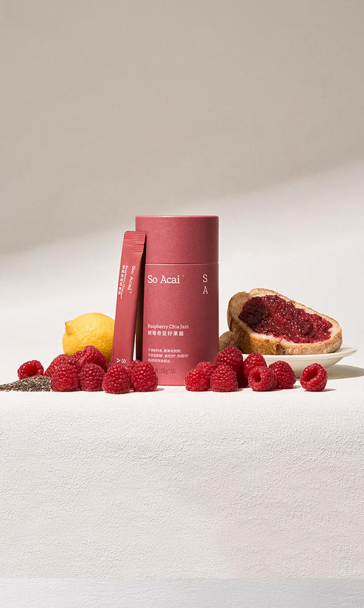 树莓奇亚籽果酱 商品图0