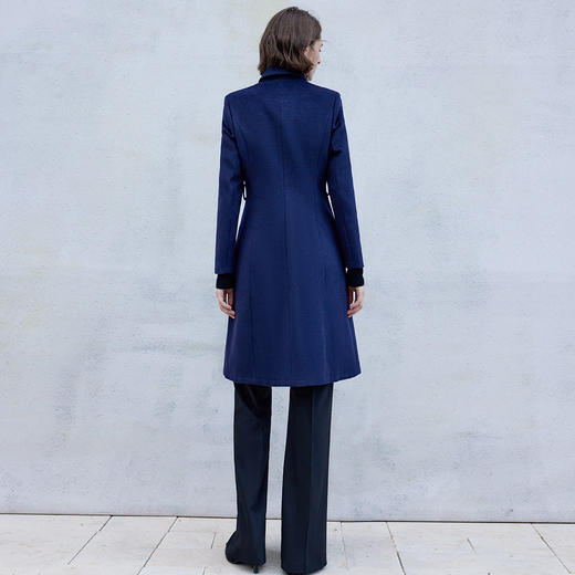 IWY/职业装呢子大衣女冬装售楼部处前台接待工装案场客服空姐毛呢正装C2150 商品图4