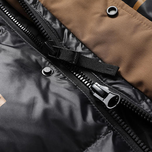 【特大码】【可拆卸帽】【新款DBW】大依优型大码中长款防风黑金羽绒服鸭绒外套休闲胖子大码男休闲宽松加肥加大上衣 商品图5