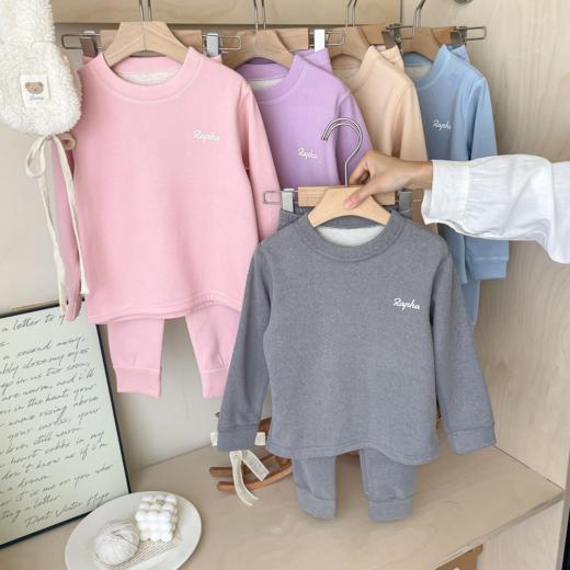 【39.9购】儿童AB面羊毛蚕丝套装丨德绒自发热 持续锁温 双面亲肤保暖 商品图3