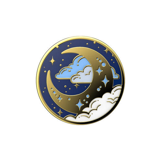 【POPGRIP泡泡骚】手机粘贴式支架 Enamel金属珐琅系列 梦游 商品图1