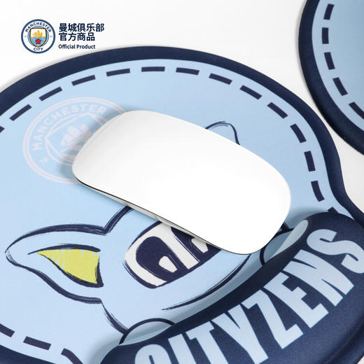 【官方正版】曼城俱乐部 | 立体鼠标垫护腕计算机电脑配件可爱卡通球迷周边 商品图3