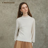 Famecoco范可儿泡泡袖羊毛针织衫欧根纱拼接圆领毛衫FAC6DC003 商品缩略图2