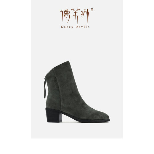 德芙琳Kacey Devlin女款秋冬新款高丝光斜口短靴KD6218【部分尺码预售，4天发货】 商品图9