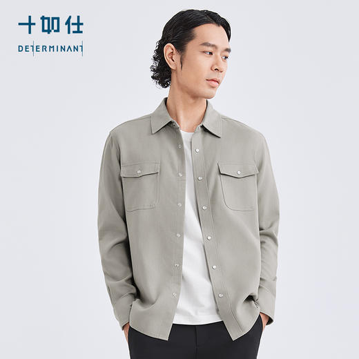 十如仕法兰绒暖燚绒保暖休闲衬衫外套-CS16 商品图14