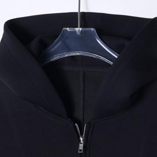 WT89新款时尚百搭简约运动拉链长袖连帽短裤上衣宽松潮流舒适 商品图1