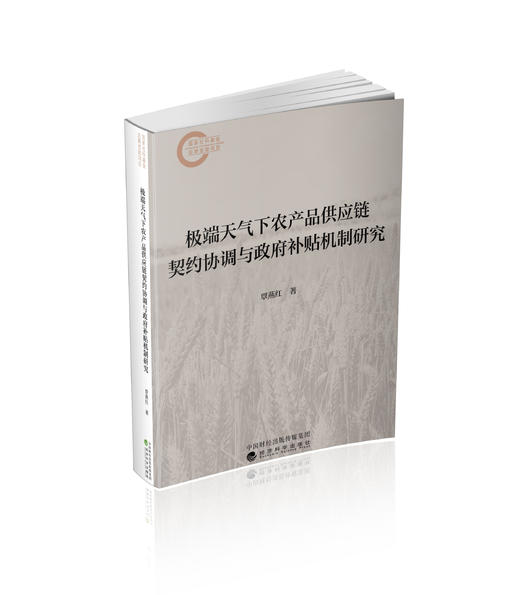 极端天气下农产品供应链契约协调与政府补贴机制研究 商品图0