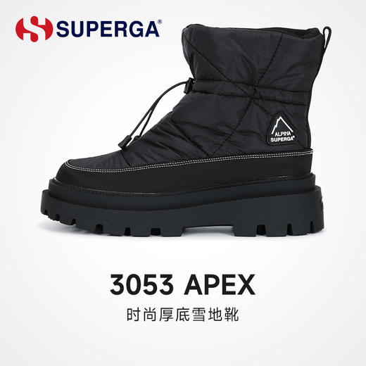 SUPERGA2024年秋冬新款雪地靴防风防湿尼龙面女靴加绒保暖 商品图5