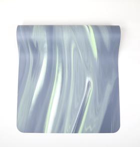 色彩艺术加厚防滑耐磨撞色磨砂橡胶瑜伽垫