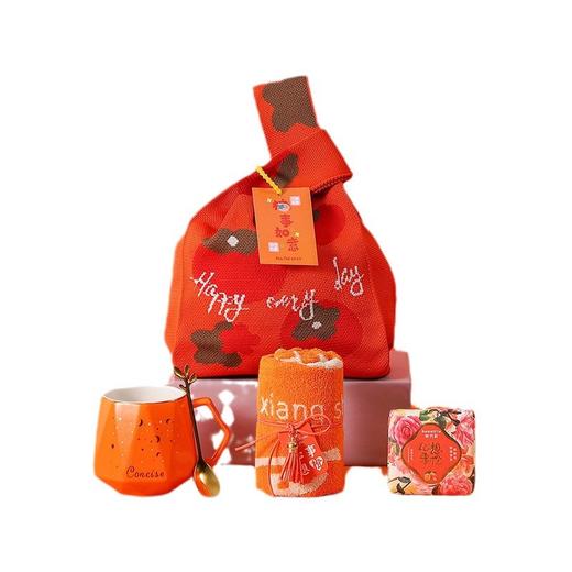 柿柿如意针织袋结婚伴手礼定制公司年会礼品新年礼物送朋友同事 商品图4