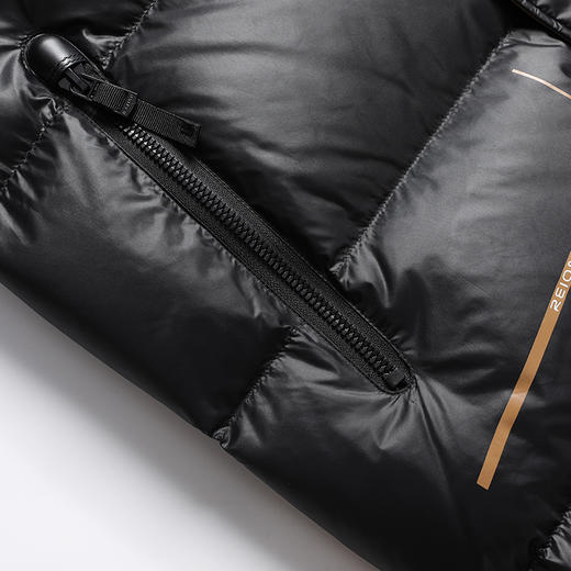 【特大码】【可拆卸帽】【新款DBW】大依优型大码中长款防风黑金羽绒服鸭绒外套休闲胖子大码男休闲宽松加肥加大上衣 商品图6