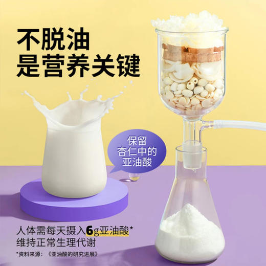 【30%杏仁含量！杏仁七白饮】每天都想7点白，甄选优质原料制作，7味食材自然白，一口香润滑，饱腹纯冲饮粉，中老年养健康饮品L 商品图1