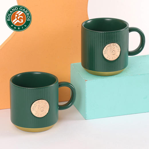 罗兰加洛斯法网官方周边水杯铭牌马克杯咖啡杯杯子陶瓷大容量茶杯 商品图2