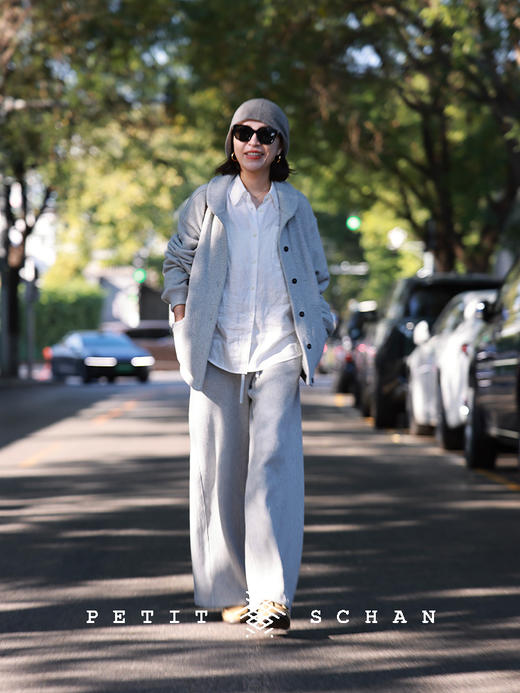 PETIT SCHAN小闪 CLO#624 Hiking Tourism 徒游 棉羊毛抓绒松紧腰休闲卫裤 商品图2